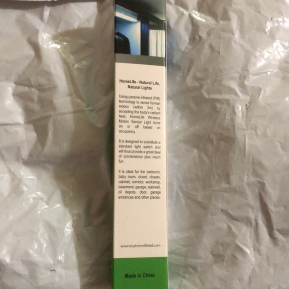 Homelife LED Motion Sensor Bar Lights, 10 LEDs Under Cabinet Lighting - Picture 4 of 5